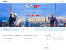 Tablet Screenshot of en.chint.com